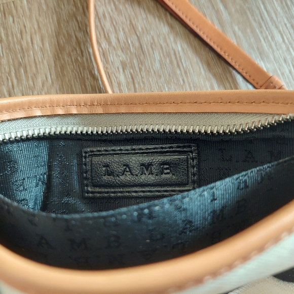 L.A.M.B. by Gwen Stefani Cow Print Cross Body Over Shoulder Bag - Picture 6 of 8